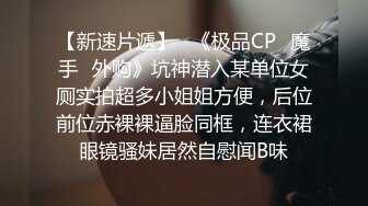 【新速片遞】   《极品CP⚡魔手☛外购》坑神潜入某单位女厕实拍超多小姐姐方便，后位前位赤裸裸逼脸同框，连衣裙眼镜骚妹居然自慰闻B味