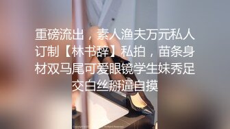 重磅流出，素人渔夫万元私人订制【林书辞】私拍，苗条身材双马尾可爱眼镜学生妹秀足交白丝掰逼自摸